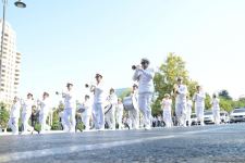 Проходят шествия в связи со 103-й годовщиной освобождения Баку от большевистско-дашнакской оккупации (ФОТО)