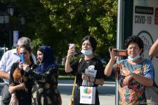 Проходят шествия в связи со 103-й годовщиной освобождения Баку от большевистско-дашнакской оккупации (ФОТО)