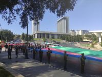 Проходят шествия в связи со 103-й годовщиной освобождения Баку от большевистско-дашнакской оккупации (ФОТО)