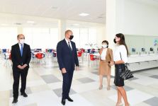 Azerbaijani president, first lady attend inauguration of new building of Baku European Lyceum (PHOTO)