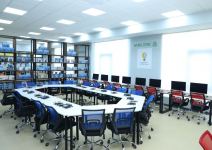 Azerbaijani president, first lady attend inauguration of new building of Baku European Lyceum (PHOTO)