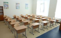 Azerbaijani president, first lady attend inauguration of new building of Baku European Lyceum (PHOTO)