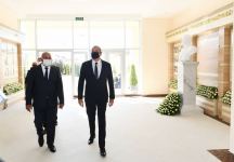 President Ilham Aliyev views conditions created at secondary school No 71 in Sabunchu district (PHOTO)