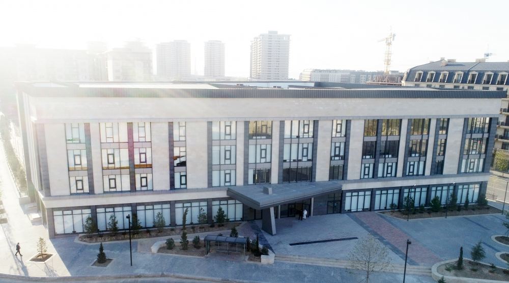 Azerbaijani president, first lady attend inauguration of new building of Baku European Lyceum (PHOTO)
