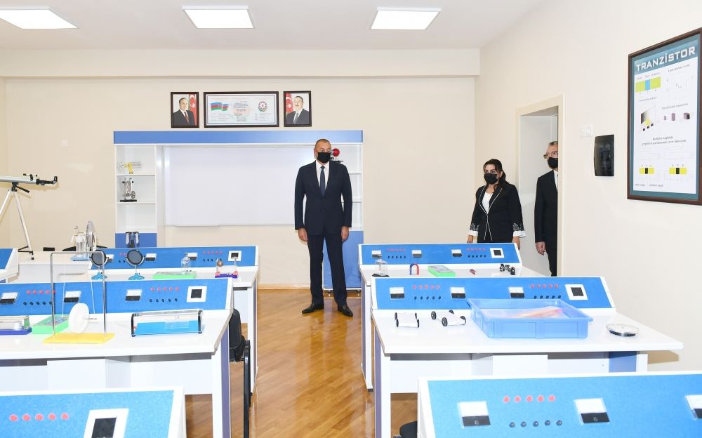President Ilham Aliyev inaugurates secondary school No 307 in Sabunchu district after major overhaul (PHOTO)