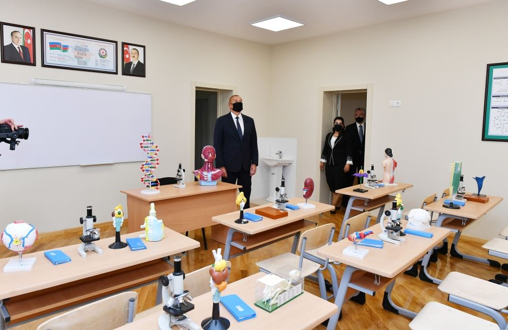 President Ilham Aliyev inaugurates secondary school No 307 in Sabunchu district after major overhaul (PHOTO)
