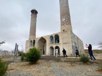 В Агдаме иранской делегации представлены фотофакты в связи с армянским вандализмом (ФОТО)