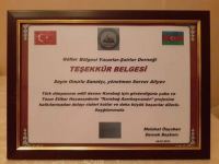 Актеры отмечены дипломами Турции за реализацию проекта "Карабах – это Азербайджан!" (ФОТО/ВИДЕО)