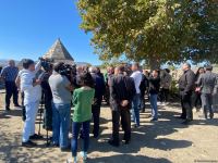 Residents of Aghdam make another trip to their native lands (PHOTO)