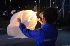 С территории Мемориального комплекса Отечественной войны в небо было запущено 3 тыс. небесных фонариков (ФОТО)