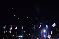 С территории Мемориального комплекса Отечественной войны в небо было запущено 3 тыс. небесных фонариков (ФОТО)