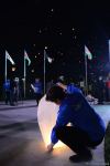 С территории Мемориального комплекса Отечественной войны в небо было запущено 3 тыс. небесных фонариков (ФОТО)