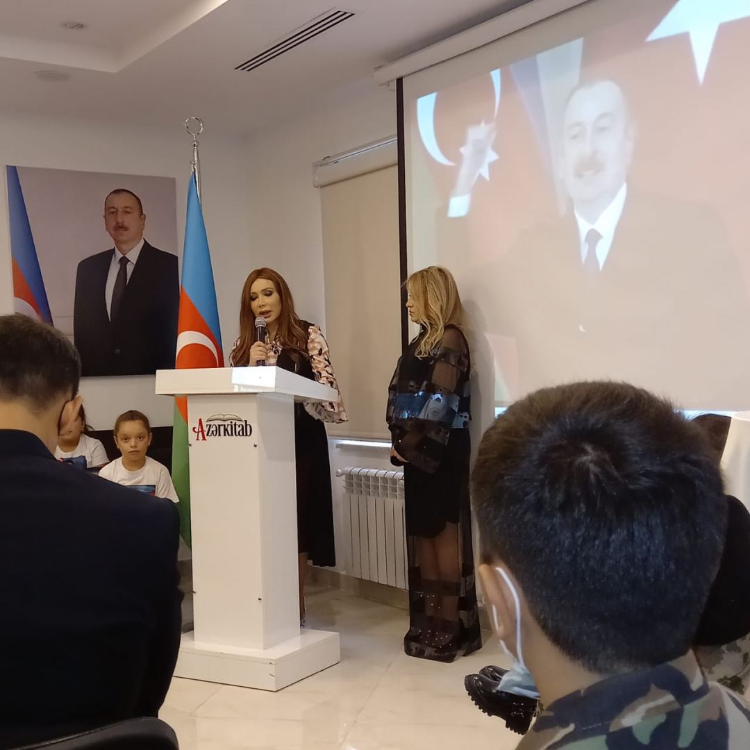 Сестры шехидов Полада Гашимова и Урфана Велизаде вместе с гази Карабахской войны приняли участие в проекте для детей (ФОТО)
