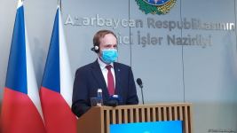 В Баку прошла пресс-конференция глав МИД Азербайджана и Чехии  (ФОТО/ВИДЕО)