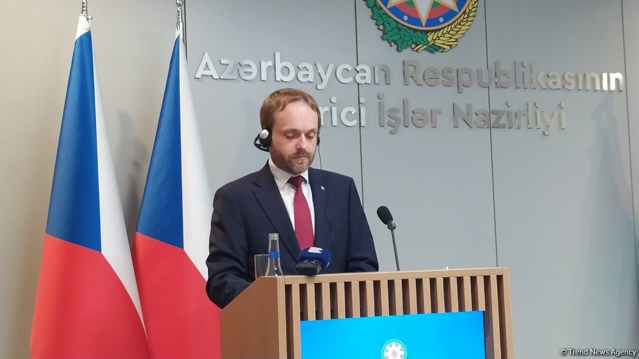 В Баку прошла пресс-конференция глав МИД Азербайджана и Чехии  (ФОТО/ВИДЕО)