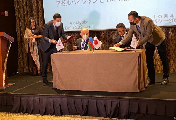 Japanese company, Azerbaijan Entrepreneurs Confederation sign memorandum of co-op (PHOTO)