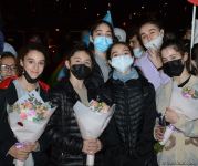 Azerbaijani gymnasts bring medals of European Championship to Baku (PHOTO)