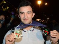 Azerbaijani gymnasts bring medals of European Championship to Baku (PHOTO)