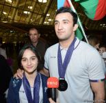 Azerbaijani gymnasts bring medals of European Championship to Baku (PHOTO)