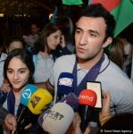 Azerbaijani gymnasts bring medals of European Championship to Baku (PHOTO)