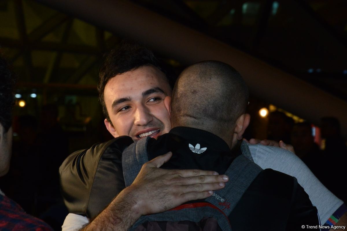 Azerbaijani gymnasts bring medals of European Championship to Baku (PHOTO)