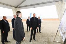 Azerbaijani president lays foundation for joint service center of KAMAZ  and Ganja Automobile Plant in Jabrayil (PHOTO)