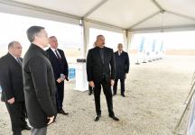 Azerbaijani president lays foundation for joint service center of KAMAZ  and Ganja Automobile Plant in Jabrayil (PHOTO)