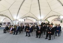 Президент Ильхам Алиев встретился с представителями общественности Джебраильского района,  заложил фундамент мемориального комплекса и дал старт восстановлению города Джебраил (ФОТО)