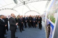 Президент Ильхам Алиев встретился с представителями общественности Джебраильского района,  заложил фундамент мемориального комплекса и дал старт восстановлению города Джебраил (ФОТО)