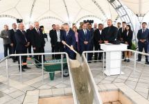Президент Ильхам Алиев встретился с представителями общественности Джебраильского района,  заложил фундамент мемориального комплекса и дал старт восстановлению города Джебраил (ФОТО)