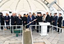 Президент Ильхам Алиев встретился с представителями общественности Джебраильского района,  заложил фундамент мемориального комплекса и дал старт восстановлению города Джебраил (ФОТО)