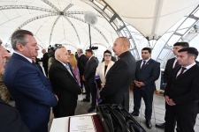 Президент Ильхам Алиев встретился с представителями общественности Джебраильского района,  заложил фундамент мемориального комплекса и дал старт восстановлению города Джебраил (ФОТО)