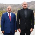 Президент Ильхам Алиев встретился с представителями общественности Джебраильского района,  заложил фундамент мемориального комплекса и дал старт восстановлению города Джебраил (ФОТО)