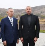 Президент Ильхам Алиев встретился с представителями общественности Джебраильского района,  заложил фундамент мемориального комплекса и дал старт восстановлению города Джебраил (ФОТО)
