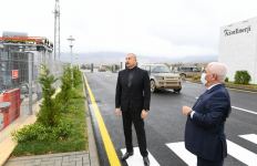 President Ilham Aliyev attends inaugurating of 'Jabrayil' substation (PHOTO)