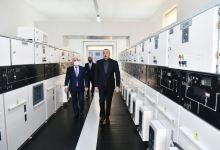 President Ilham Aliyev attends inaugurating of 'Jabrayil' substation (PHOTO)