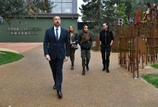 President Ilham Aliyev and First Lady Mehriban Aliyeva attend inauguration of Baku Zoological Park after reconstruction (PHOTO)