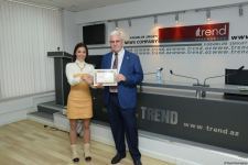 Азербайджанские медийные личности отмечены дипломами Международной Ассоциации Азербайджан-Израиль (ВИДЕО, ФОТО)