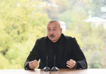 Президент Ильхам Алиев встретился с представителями общественности Ходжавендского района (ФОТО/ВИДЕО) (версия 2)