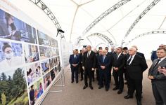 Президент Ильхам Алиев и первая леди Мехрибан Алиева встретились с представителями общественности Физулинского района, заложили фундамент Мемориального комплекса и восстановления города (ФОТО)