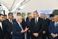 Президент Ильхам Алиев и первая леди Мехрибан Алиева встретились с представителями общественности Физулинского района, заложили фундамент Мемориального комплекса и восстановления города (ФОТО)