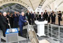 Президент Ильхам Алиев и первая леди Мехрибан Алиева встретились с представителями общественности Физулинского района, заложили фундамент Мемориального комплекса и восстановления города (ФОТО)