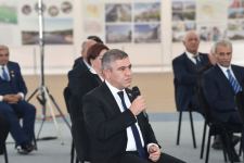 Президент Ильхам Алиев и первая леди Мехрибан Алиева встретились с представителями общественности Физулинского района, заложили фундамент Мемориального комплекса и восстановления города (ФОТО)