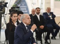 Президент Ильхам Алиев и первая леди Мехрибан Алиева встретились с представителями общественности Физулинского района, заложили фундамент Мемориального комплекса и восстановления города (ФОТО)