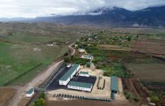 President Ilham Aliyev and First Lady Mehriban Aliyeva view conditions created at military unit complex in Zangilan district (PHOTO)