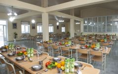 President Ilham Aliyev and First Lady Mehriban Aliyeva view conditions created at military unit complex in Zangilan district (PHOTO)