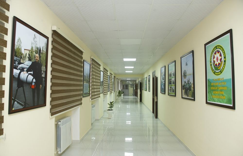 President Ilham Aliyev and First Lady Mehriban Aliyeva view conditions created at military unit complex in Zangilan district (PHOTO)