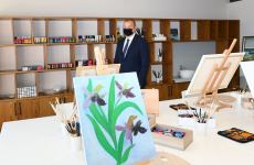 Президент Ильхам Алиев, Первая леди Мехрибан Алиева и их дочь Лейла Алиева приняли участие в открытии Центра инклюзивного развития и творчества DOST в Баку (ФОТО/ВИДЕО)