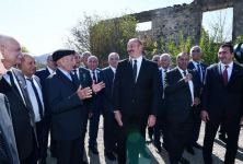 Президент Ильхам Алиев и Первая леди Мехрибан Алиева встретились с представителями общественности Губадлинского района (ФОТО/ВИДЕО)