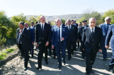 President Ilham Aliyev and First Lady Mehriban Aliyeva visit Gubadli district (PHOTO/VIDEO)